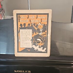 Antique Children's Book - Baby's Jingly Journey